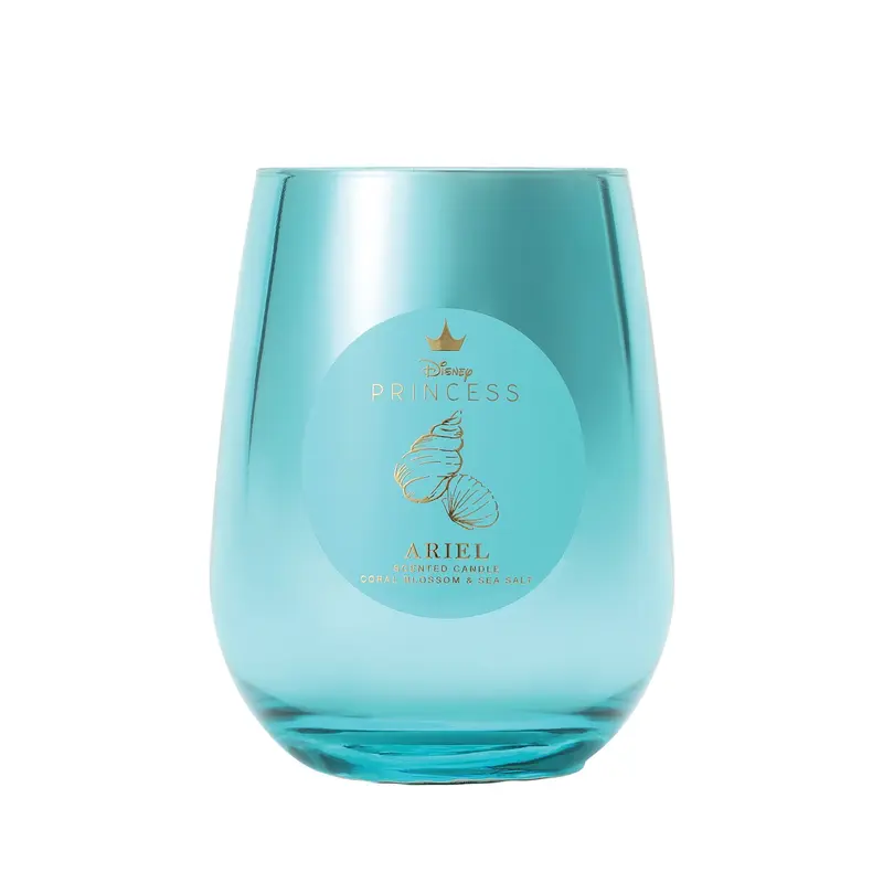 Bougie en verre Ariel (Fleur de Sel) - Disney Home Fragrance