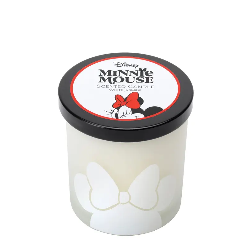 Bougie en verre Minnie (Jasmin Blanc) - Disney Home Fragrance