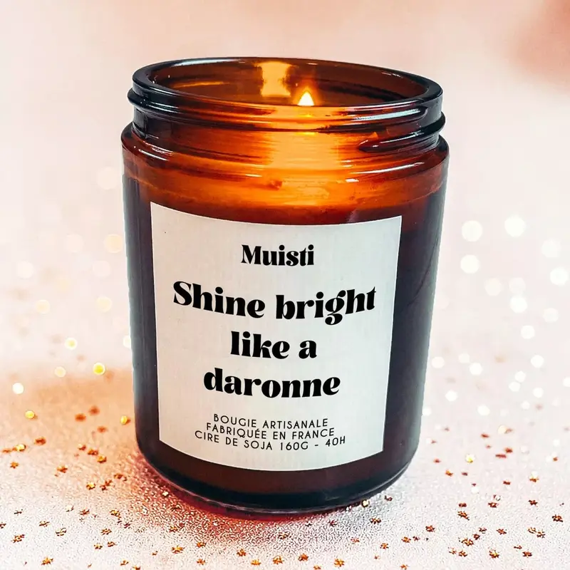 Bougie parfumée à la fleur d'oranger - Shine bright like a daronne - Muisti