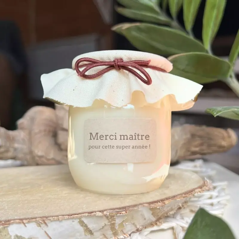 Bougie parfumée - Merci Maître pour cette super année - Ateliers Levenez