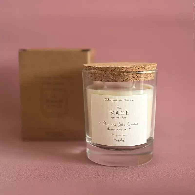 Bougie « Tu me fais fondre d'Amour »
