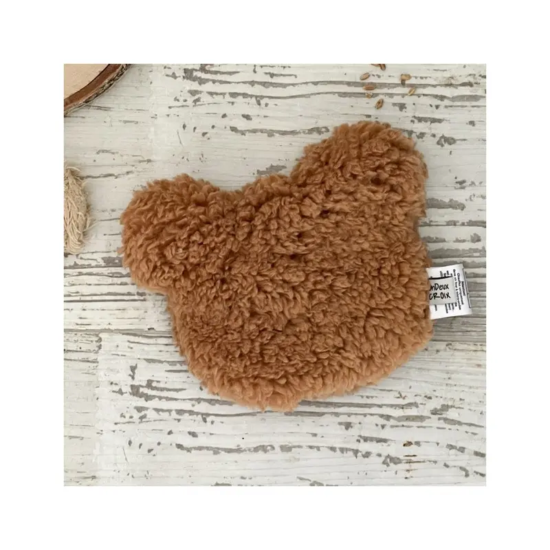 Bouillotte sèche – Ours – Moumoute Cognac 🧸