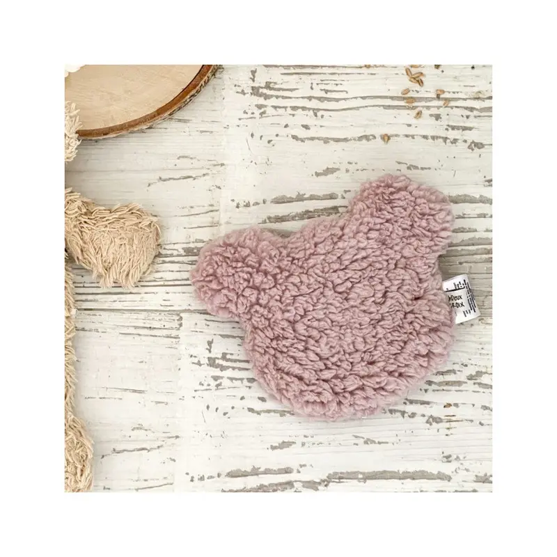 Bouillotte sèche – Ours – Moumoute Rose 🧸💗