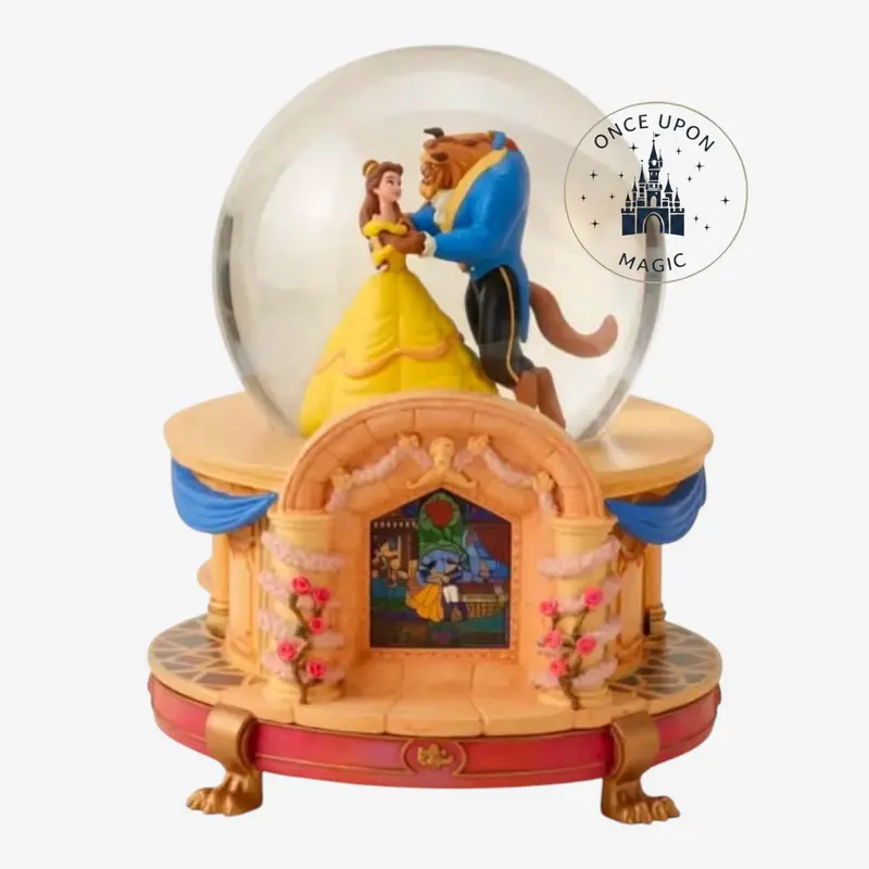 Boule à Neige La Belle et La Bête – Snowglobe Officiel Disneyland Paris
