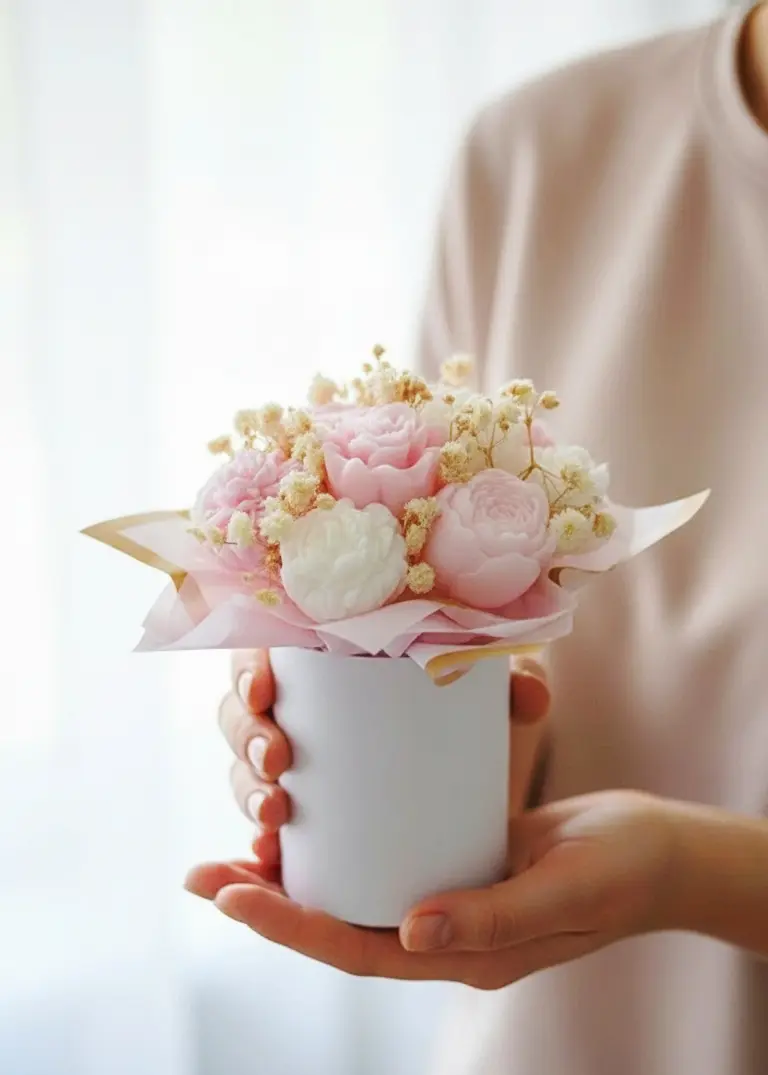 Bouquet de fondants parfumés personnalisable