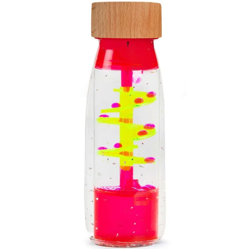 Bouteille sensorielle Move - Spiral rose - Petit Boum