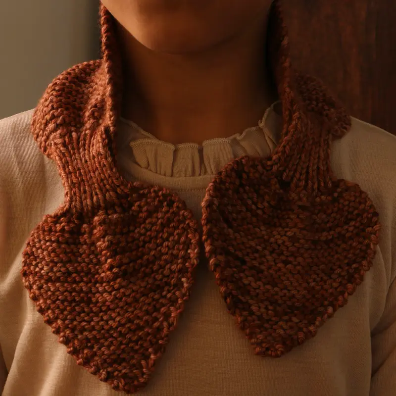 Bow Tie Scarf - Antique Rose - 1-8y