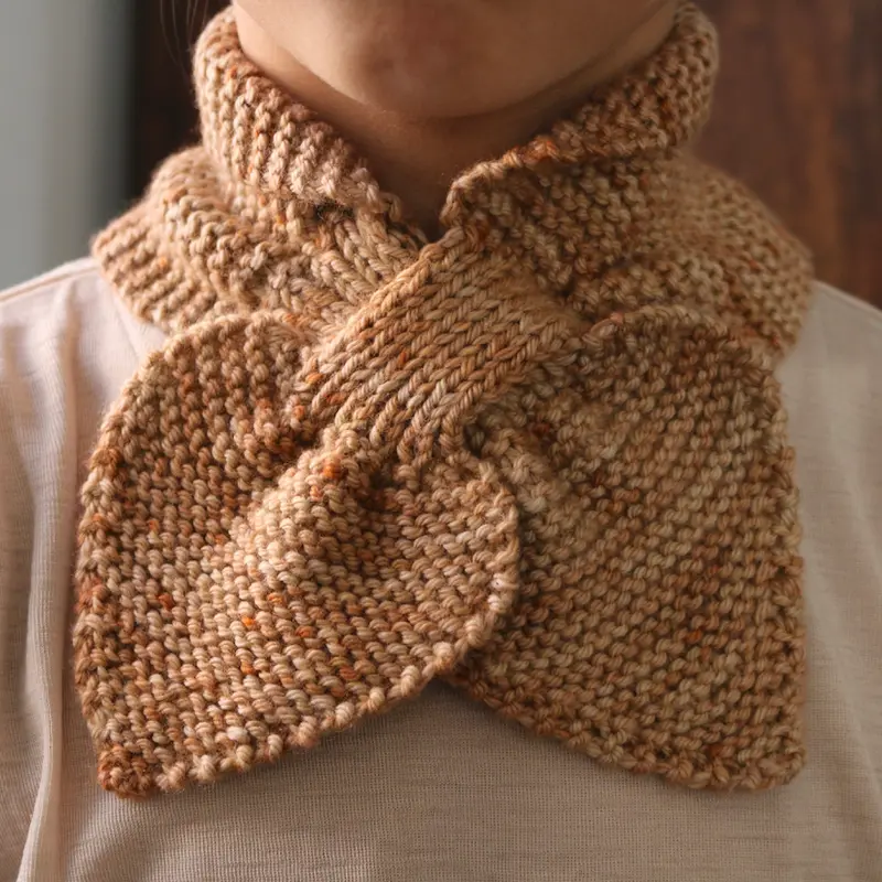 Bow Tie Scarf - Nude/Blush - 1-8y