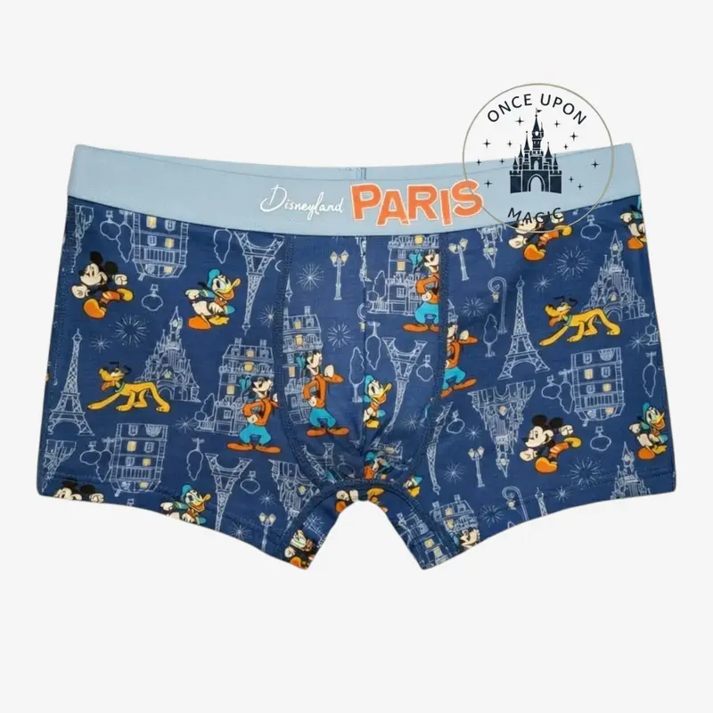 Boxer Mickey à Paris Tour Eiffel Disneyland Paris — Souvenir Officiel Disney