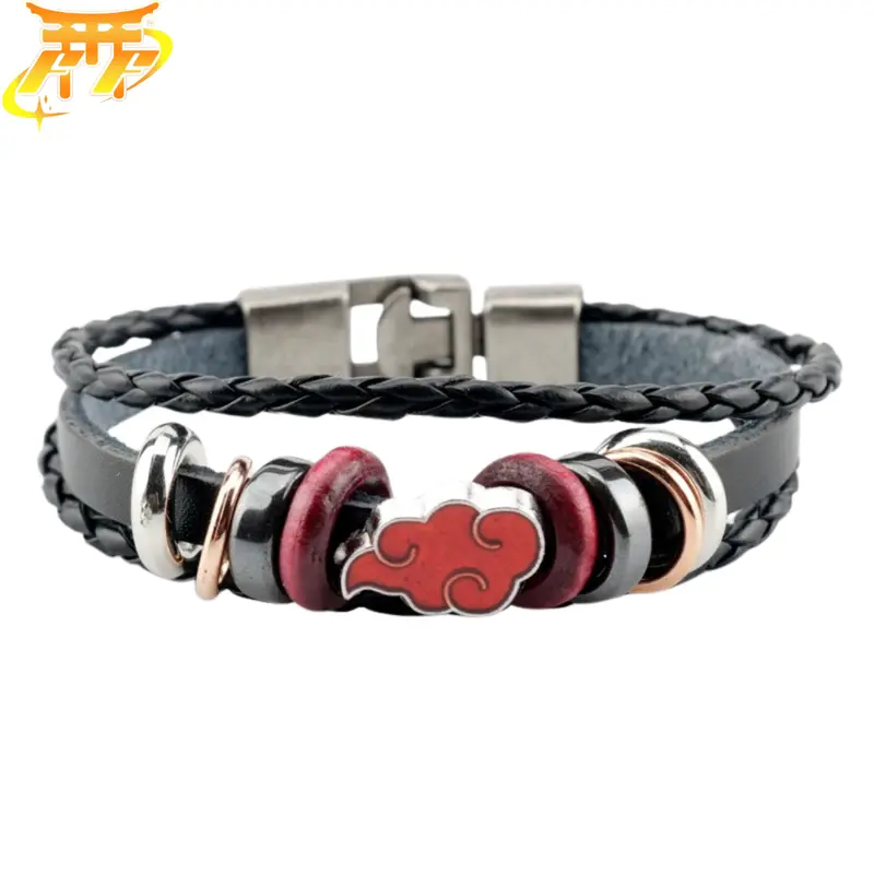 Bracelet Akatsuki "Nuage Rouge" - Naruto Shippuden