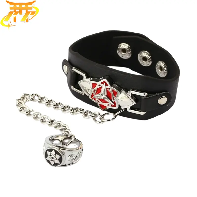Bracelet + Bague "Mangekyō Sharingan" - Naruto Shippuden