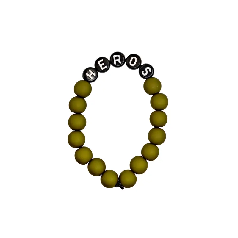 Bracelet enfant - Héros - Kaki et noir - Gaga