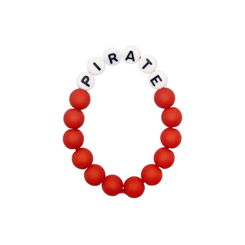 Bracelet enfant - Pirate - Rouge et blanc - Gaga