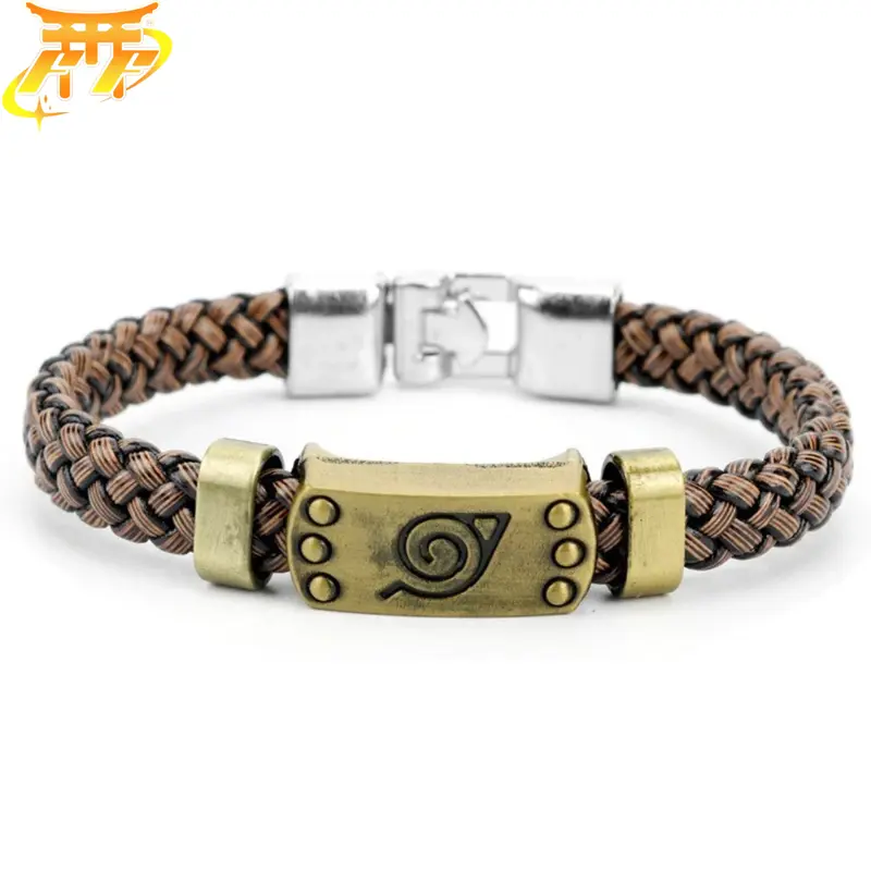 Bracelet Konoha "Symbole Du Village De La Feuille" - Naruto Shippuden