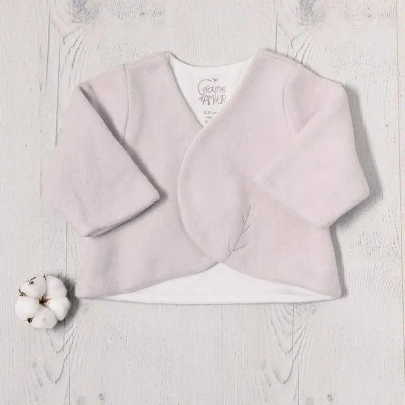 Brassière coton BIO doublée polaire