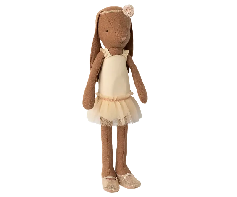 Bunny taille 2 marron Chocolat Body et tutu crème - MAILEG