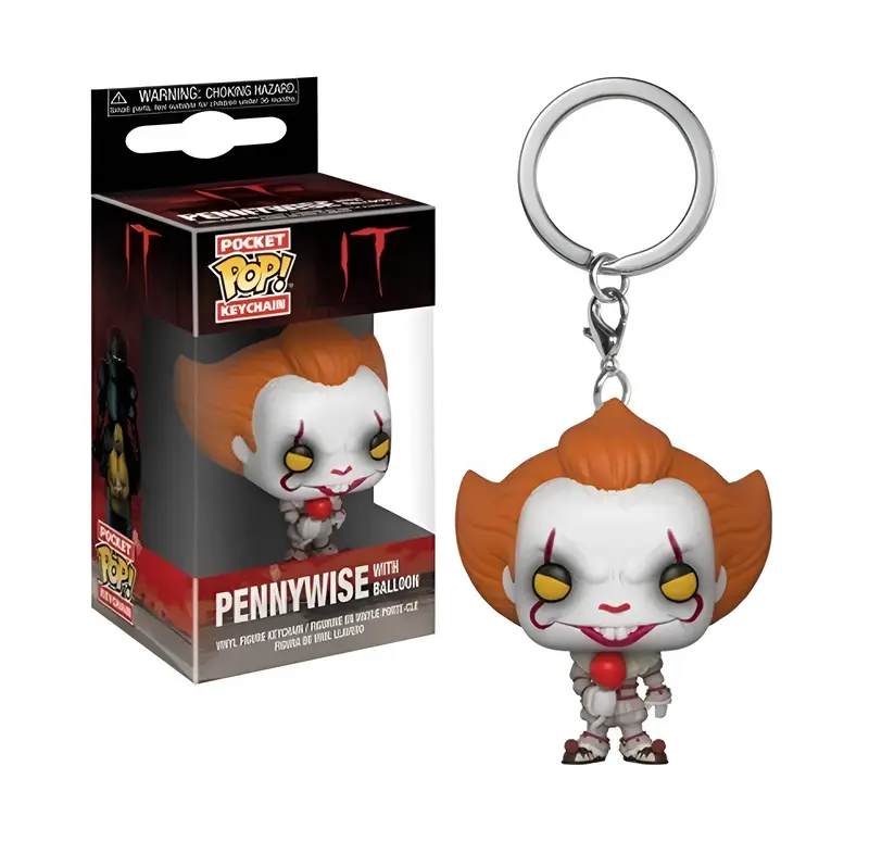 Ça - Porte-clés Pennywise Avec Son Ballon Rouge - Pocket Pop Keychain