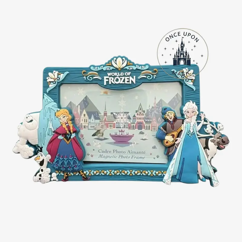 Cadre Photo Magnétique Elsa Anna Kristoff Olaf Sven World of Frozen Disney — Disneyland Paris