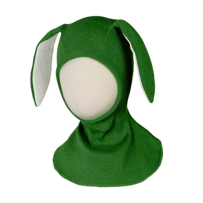 Cagoule en laine mérinos Bunny Manymonths