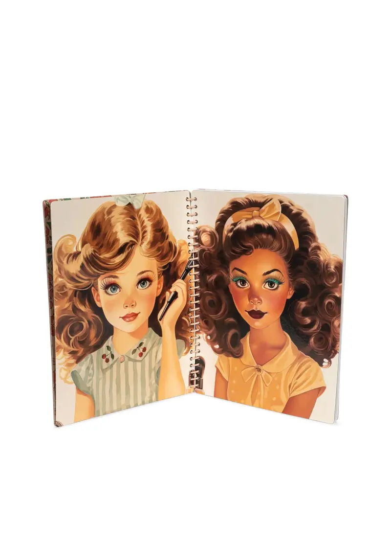 CAHIER D'AUTOCOLLANTS BLUSH - KONGES SLOJD