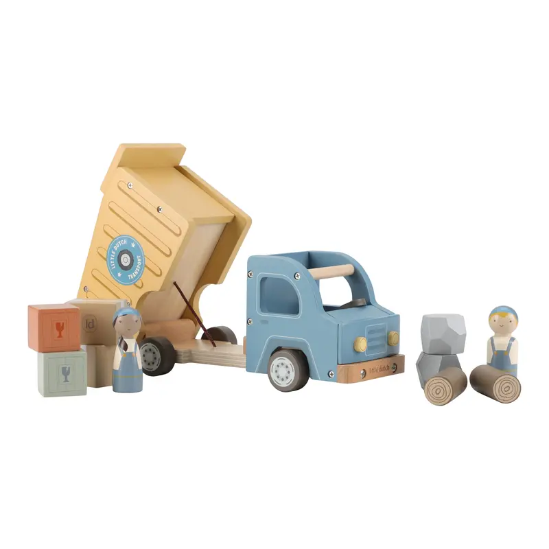 Camion-benne en bois - LITTLE DUTCH