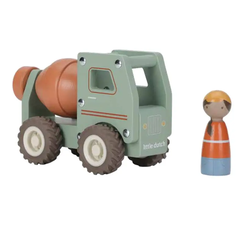 Camion toupie en bois - LITTLE DUTCH