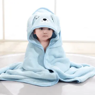 Cape de Bain Bébé à Capuche - Douceur Câline