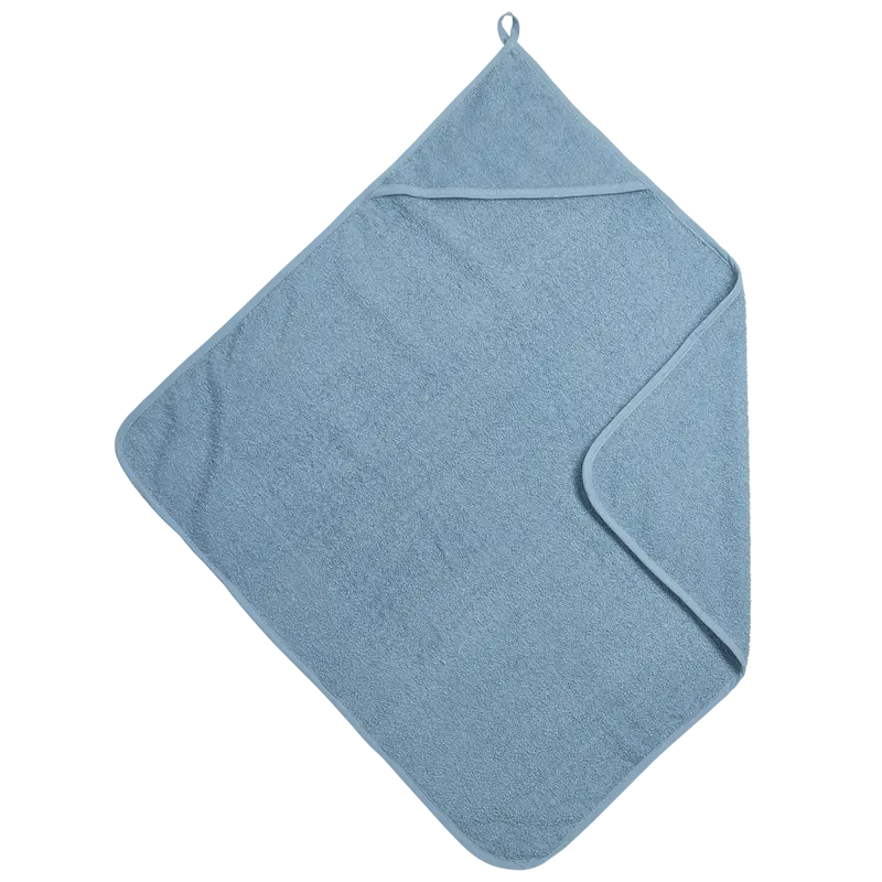 Cape de bain bébé bleue 75 x 75 cm - Meyco Baby