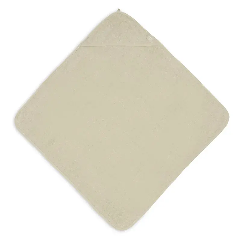 Cape de bain bébé en éponge 75x75cm – Soft Matcha