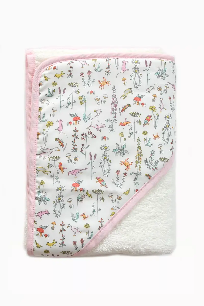 Cape de bain bébé Liberty Céleste