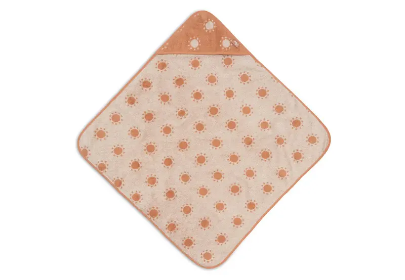Cape de bain Éponge 75x75cm jacquard sun - JOLLEIN