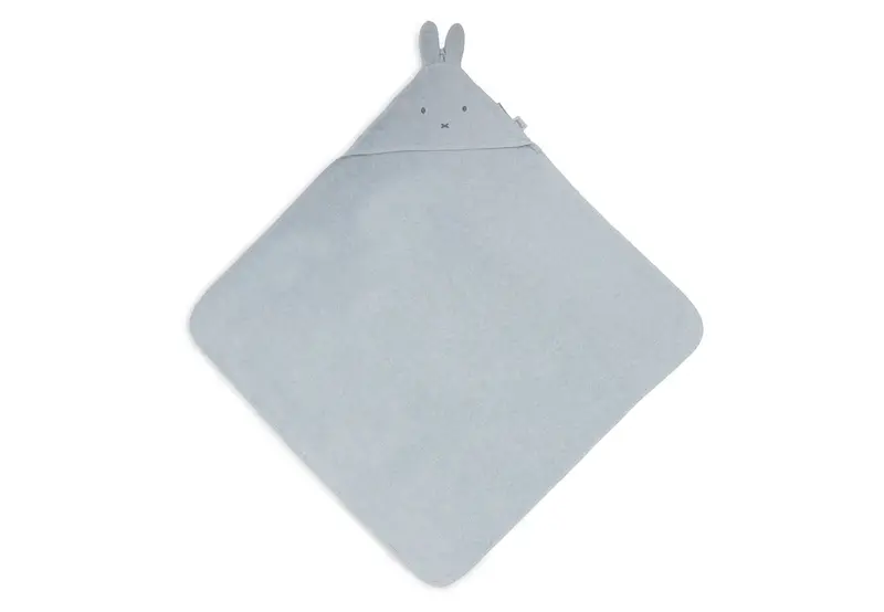 Cape de bain Éponge 75x75cm Miffy cloudy blue- JOLLEIN