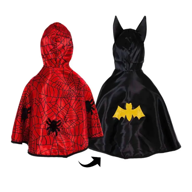 Cape réversible araignée / chauve-souris (1-2 ans) - Great Pretenders
