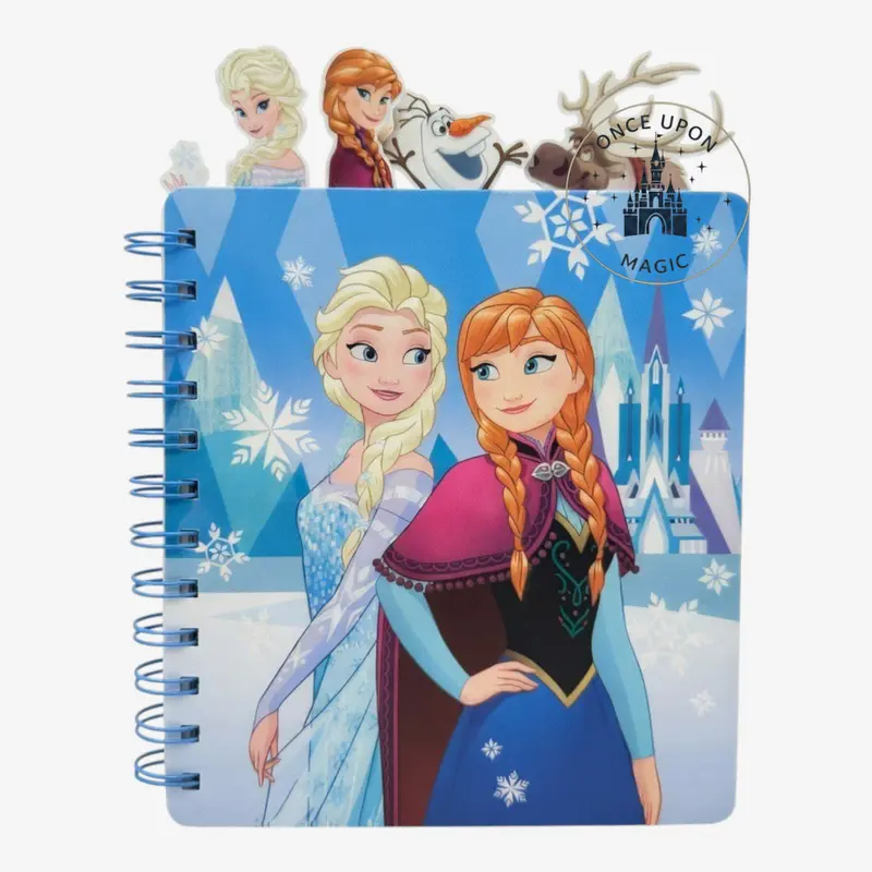 Carnet Frozen avec Marque-Pages Elsa, Anna, Olaf & Sven — Papeterie Disney Officielle