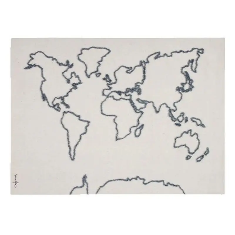 Carte Murale En Toile 120 X 160 Cm
