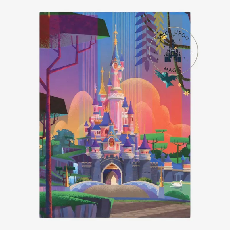 Carte postale Château Disney – Disneyland Paris