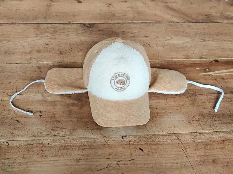 Casquette velours cocooning Sherpa