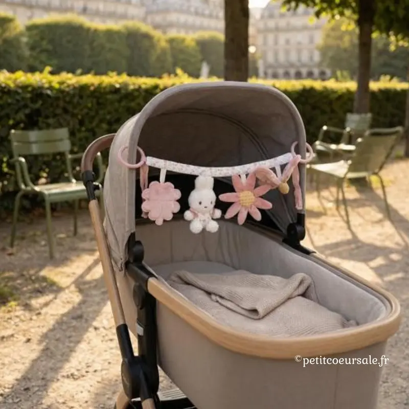 Chaîne d'activités pour poussette Miffy - Lucky Blossom
