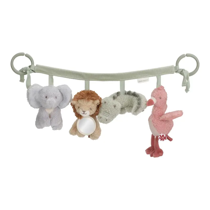 Chaîne d’activités pour poussette Safari Friends – jouet d’éveil bébé