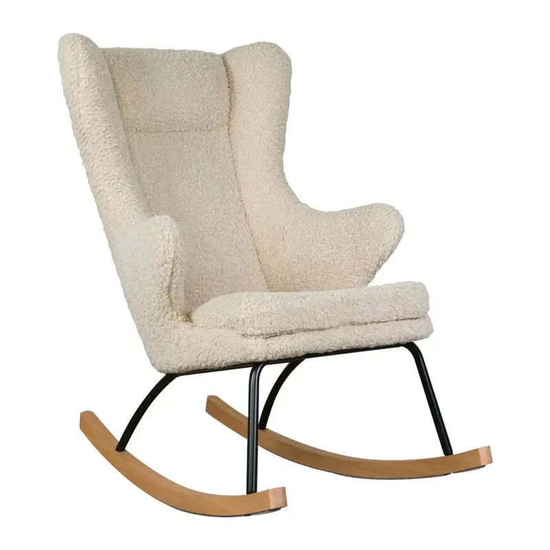 Chaise À Bascule Adulte De Luxe - Mouton