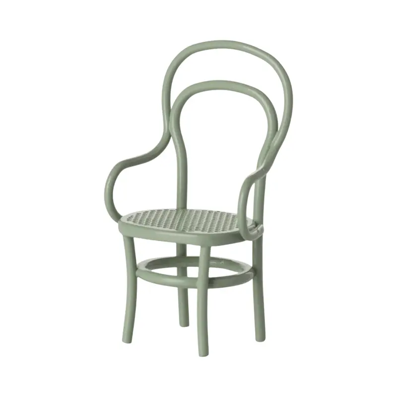 Chaise vintage en métal pour souris - Menthe - Maileg