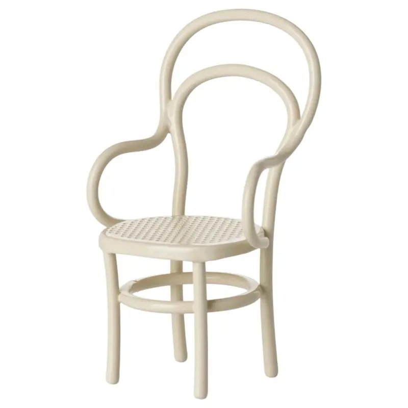 Chaise Vintage, Pour Souris Maileg- Blanc Off White