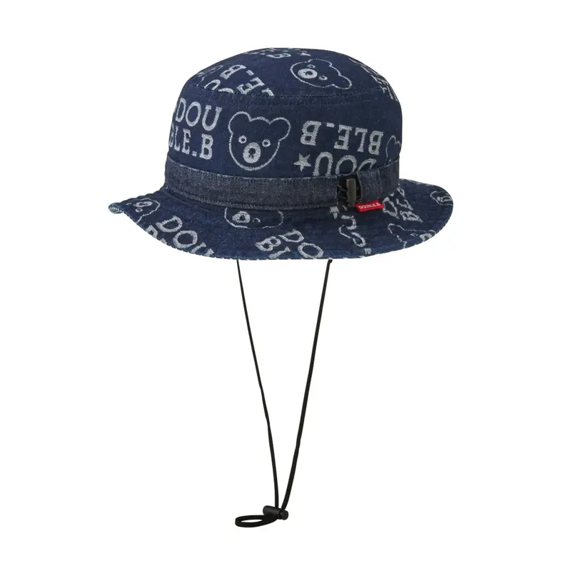 CHAPEAU À MOTIF DOUBLE B EN COTON
