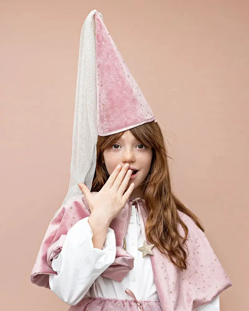 Chapeau de Princesse Fée Rose