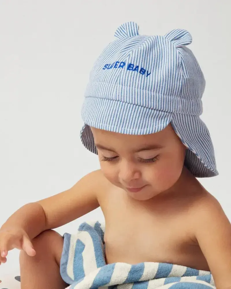 Chapeau Super Baby bleu