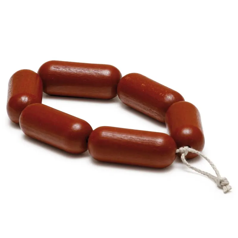 Chapelet de saucisses en bois – Erzi