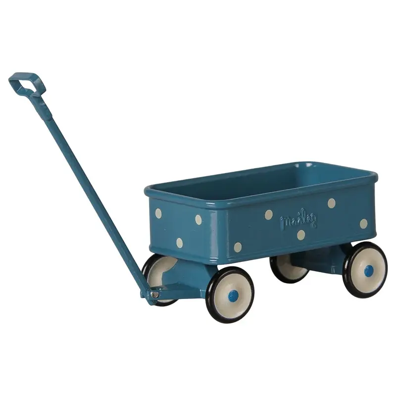 Chariot, Pour Souris Maileg - Bleu