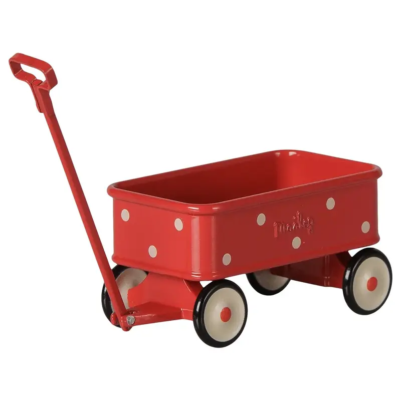 Chariot, Pour Souris Maileg - Rouge