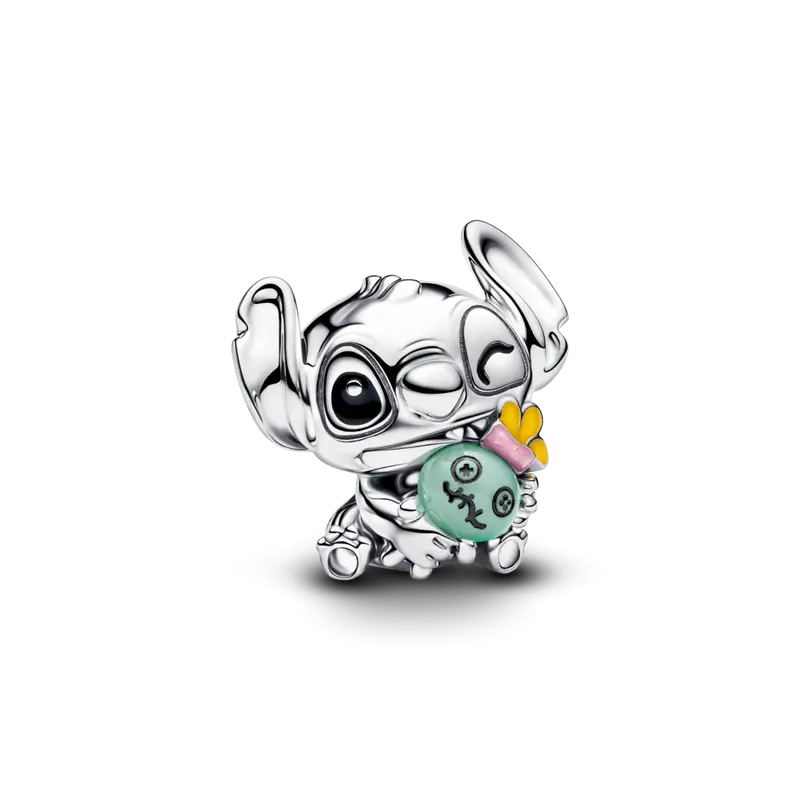 Charm Pandora Disney Stitch et Scrump