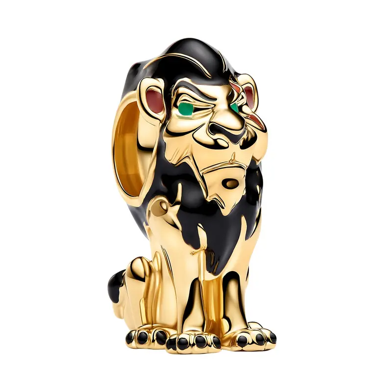 Charm Pandora Méchants de Disney Scar Doré – Le Roi Lion